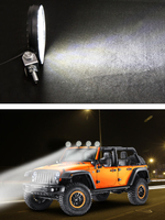 Ronde 4 pouces 14 pièces led Spot/faisceau d'inondation lumière de travail gousses de conduite phare tout-terrain pour camion chariot élévateur ATV UTV SUV