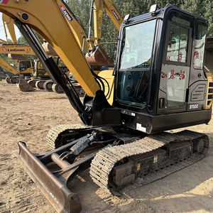 Excavatrice chinoise d'occasion SANY SY55 6 tonnes, 95% neuve, homologuée EPA CE, avec moteur agricole, boîte de vitesses, pompe de terrassement et roulement principal - Product Image 1