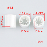 HTYX # 43 Fermoirs à boucle en POM plastique pour bracelet coulissant unidirectionnel, écologiques, avec logo et couleurs personnalisables, haute qualité