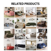 Canapé modulaire moderne compressé sous vide pour salon, ensemble de canapés modulables convertibles en gros
