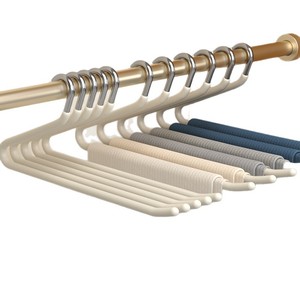 Pant Hanger Stainless Steel With Hook Rail For <b>Wardrobe</b> Storage <b>Organizer</b> Neatening <b>Clothes</b> - Product Image 2