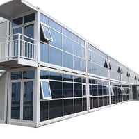 Maison modulaire préfabriquée en kit, type conteneur, utilisable comme dortoirs et bureaux