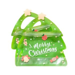Ping Creative New Year's Ribbon Decorations Snack Candy <b>Biscuits</b> Packaging Christmas Tree Design <b>Gift</b> Christmas Decorations - Product Image 5