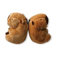 Mignon best-seller en ligne célébrité Capibara maison animal pantoufles chaudes