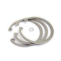 Durable DIN472 Stainless Steel 304 Polished Surface Circlip Retaining Spring Ring Washers M8-M40