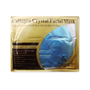 Masque facial chaud 24k Nano Gold Bio Collagen Anti-âge Masque facial au collagène doré - Product Image 6