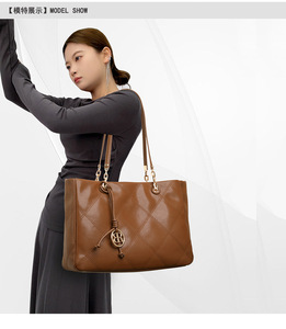 Bolsos cruzados de diseñador de moda, bolsos de hombro de cuero genuino de alta calidad, bolsos de mano casuales para mujer - Product Image 6