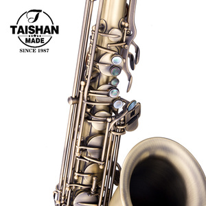 <span class=keywords><strong>Saxophone</strong></span> <span class=keywords><strong>ténor</strong></span> réglable de style <span class=keywords><strong>vintage</strong></span> laqué bronze antique mat à pois, tonalité BB, pour les musiciens professionnels, concert - Product Image 5