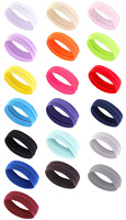 Bandeaux de sport personnalisés avec logo, en tissu éponge, anti-transpiration, athlétiques, pour le basketball, en coton et polyester, antidérapants, unisexes