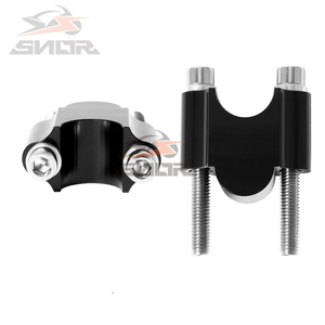 SNOR, venta al por mayor, abrazadera Universal para asiento de fijación de elevador de manillar de motocicleta, 22/28mm para Yamaha MT07 <span class=keywords><strong>MTO9</strong></span> - Product Image 1