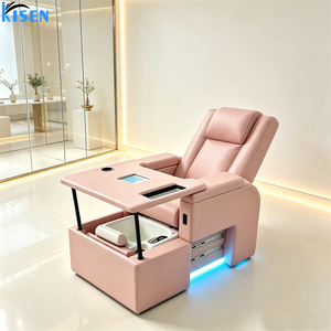 Professional Best Luxury Modern Lounge Manicure Foot Spa Reclining Electric Massage Beauty Pedicure Sofa <b>Chair</b> For Nail Salon - Product Image 6