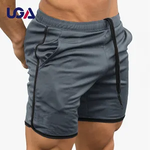 Breathable Mesh Casual running Pants Beach Short Men Stretchy Fast Dry Basketball Surf Board Shorts Sportswear with pockets