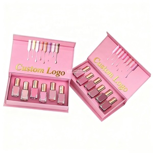 Tùy chỉnh thiết kế OEM sơn móng tay bao bì dầu hộp có thể tái chế tem nóng tông sang trọng hộp mỹ phẩm - Product Image 1