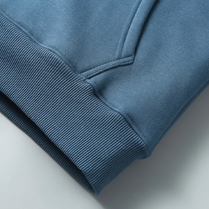 Veste à capuche pour homme 100% coton de haute qualité OEM Collection hiver Sweat-shirt uni à capuche en polaire avec fermeture éclair Style athlétique - Product Image 1