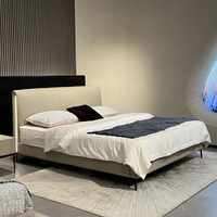Gainsville Furniture Mobilier moderne pour chambre à coucher Chine Dernier design Lit Mobilier pour chambre à coucher Lit king size en bois Lit double