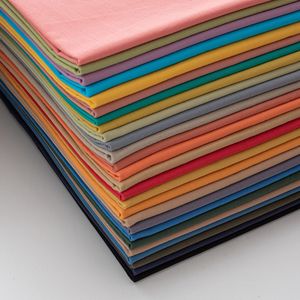 40S Plain Weave Solid Washed Cotton Crepe Fabric Soft Cotton Cloth For Shirts Kids Garments Home Textile Apparel <b>Material</b> - Product Image 1