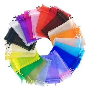 Sacs <span class=keywords><strong>en</strong></span> <span class=keywords><strong>organza</strong></span> <span class=keywords><strong>en</strong></span> gros 7x9cm, petits sacs cadeaux, pochettes <span class=keywords><strong>en</strong></span> maille à cordon, acceptent la personnalisation, emballage pour bijoux et boucles d'oreilles, pour cadeaux de mariage - Product Image 1