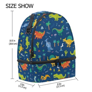 Sac isotherme portable personnalisé avec imprimé dinosaure pour enfants, idéal pour le déjeuner - Product Image 2