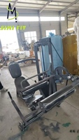 SM FL Machine à flexions de cuisses assise à charge libre, pour ischio-jambiers et fessiers, équipement de musculation professionnel pour salle de sport