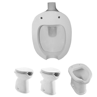 WC médical combiné suspendu avec bidet intégré, modèle Special Care Comfort