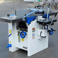 Machine combinée pour le travail du bois : scie, dégauchisseuse, scie à panier et scie à rainurer pour le bois