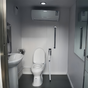 Di lusso durevole 2 + 1 stalli di rimorchio portatile <span class=keywords><strong>bagno</strong></span> da esterno Mobile WC rimorchio per disabili - Product Image 3