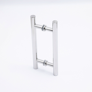 Nhà Máy Bán Hàng Trực Tiếp Thép Không Gỉ Ống Tròn H-Hình Xử Lý Cửa Kính Xử Lý Cổ Điển H-Hình Cửa Kính Xử Lý - Product Image 5