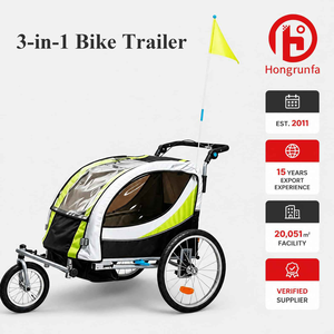 <span class=keywords><strong>Remorque</strong></span> de vélo pliable OEM/ODM pour enfants, 3-en-1, <span class=keywords><strong>remorque</strong></span> de vélo et poussette de jogging pour enfants, prix d'usine - Product Image 1
