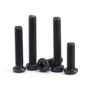 Vis Phillips métriques en acier au carbone premium, noircies, tailles M10, M5, pour poêles 20mm, 12mm, 4mm, 10mm, 9mm, 2mm - Product Image 5
