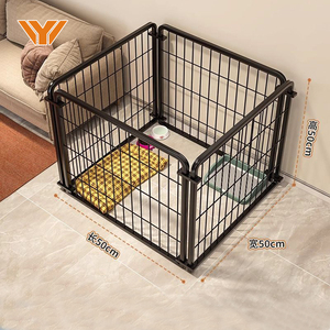 Con Chó playpen con chó lớn nhà vật nuôi khách sạn con chó lồng kim loại cũi con chó bút con chó nhà trong nhà con chó bút trong nhà mèo lồng con chó chạy - Product Image 5