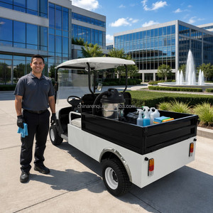 Chariot utilitaire électrique <span class=keywords><strong>de</strong></span> qualité industrielle avec benne et auvent pour l'entretien des terrains <span class=keywords><strong>de</strong></span> golf, des espaces verts et des équipes <span class=keywords><strong>de</strong></span> paysagisme, OEM - Product Image 6