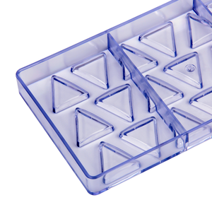21 cavidades triángulos de plástico en forma de molde para hornear Chocolate <span class=keywords><strong>pastelería</strong></span> postre pastel herramientas para hornear <span class=keywords><strong>y</strong></span> <span class=keywords><strong>pastelería</strong></span> herramientas - Product Image 5