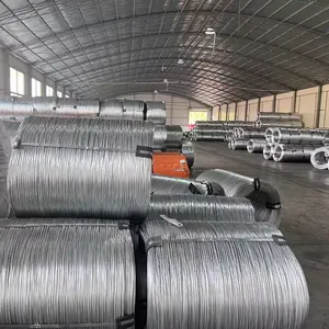 12/ 16/ 18 ölçer elektro galvanizli demir tel sıcak daldırma galvanizli çelik tel