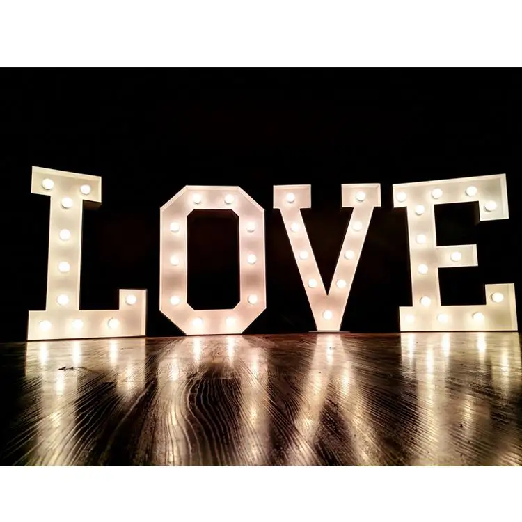 Custom 5ft 6ft Giant Snelle Levering Rgb Liefde Oh Baby Trouwen Me Wedding Nummers Worden Samen Led 3ft 4ft Marquee letters