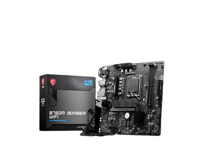 MSI B760M BOMBER Gaming Desktop Motherboard Supports Intel CPU 128GB LGA 1700 DDR5 Motherboard