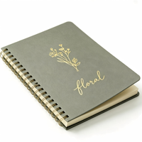Cuaderno de Tapa Dura con Bolsillo para Flores, Personalizado, A5/A6, Único, con Notas Adhesivas, Fabricante de Cuadernos