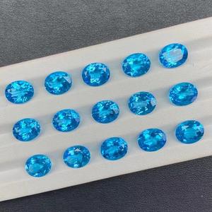 หินบุษราคัมดิบธรรมชาติ11x9mm ~ 20X15มม. เป็นรูปไข่อัญมณีหลวม - Product Image 1