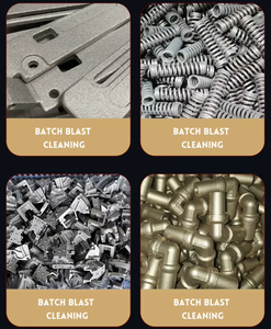 Merido Q32 Serisi Paletli Otomatik Bantlı Kumlama Makinesi Çelik Bilye ve Motor ile Rekabetçi Fiyat - Product Image 4