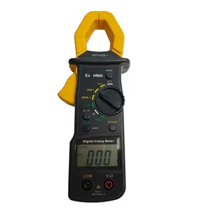 WB06 Voltage Clamp Current Meter Piece Weight Rod Temperature Mode Explosion Proof Digital Clamp Meter