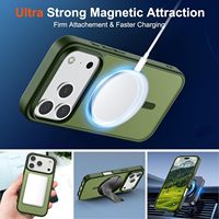 Coque de téléphone magnétique mate antichoc pour iPhone 17 Max Plus Air – Protection intégrale