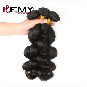 RUIMEI Rambut Manusia 9A Grade Mink Aliexpress Rambut Malaysia 100% Kutikula Selaras Bundel Rambut Manusia Belum Diproses