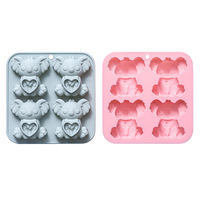 Moules à gâteau en silicone à thème koala, de qualité alimentaire, réutilisables, mignons, en silicone magnétique, pour chocolat, bonbons et glaces, moule DIY