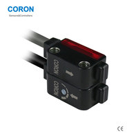Capteur laser CMOS Coron GL1-T10 PNP NPN 0-3m IP67, capteur photoélectrique réfléchissant à faisceau traversant pour objets opaques, ligne d'emballage
