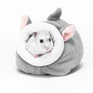 2022 햄스터 액세서리 애완 동물 침대 마우스 코튼 하우스 작은 동물 둥지 겨울 온난화 설치류/기니 돼지/쥐/고슴도치