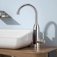 Robinet chauffe-eau électrique de cuisine 3000W, chauffe-eau instantané en acier inoxydable pour salle de bain, cuisine, hôtel