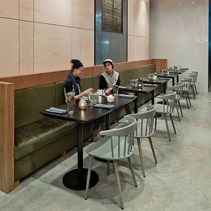 โต๊ะไม้ทันสมัยสำหรับโซฟาเฟอร์นิเจอร์ร้านอาหารและคาเฟ่