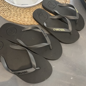 Claquettes de plage et de salle de bain en caoutchouc pour hommes, avec logo personnalisé, imprimé à la demande, été, style havana - Product Image 6