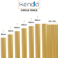 Clôture en PVC Kenda CEO, résistante aux intempéries, en bambou, pour la protection de la vie privée, décoration de villa, cour, balcon, école