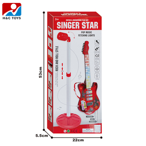 Ensemble Guitare et Microphone pour Garçon avec Effets Lumineux et Musicaux, Microphone <span class=keywords><strong>à</strong></span> Hauteur Réglable, Jouets d'Instruments de <span class=keywords><strong>Musique</strong></span> pour Enfants - Product Image 5