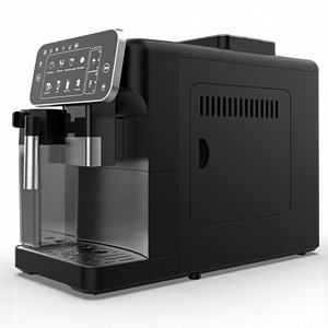 <span class=keywords><strong>Machine</strong></span> à café expresso automatique avec moulin intégré, pompe 20 bars, réservoir d'eau de 1,1 L, format compact et fin, contrôle PID, mousseur à lait, 1350 W - Product Image 2